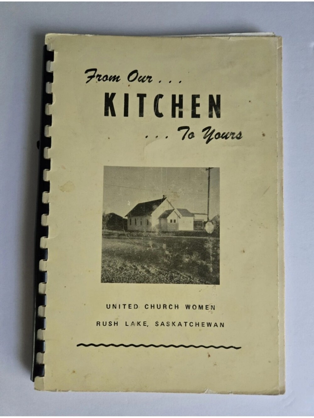United Church Women of Rush Lake, Saskatchewan Cookbook Vintage